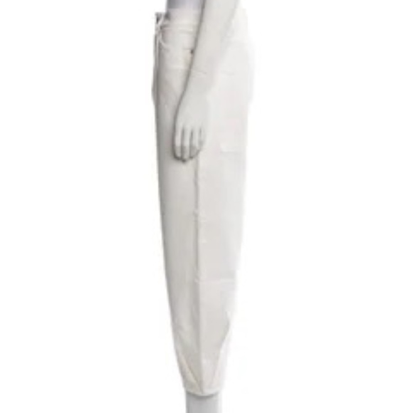 Tibi Mid Rise Straight Side - Pleat Jeans - Picture 3 of 3